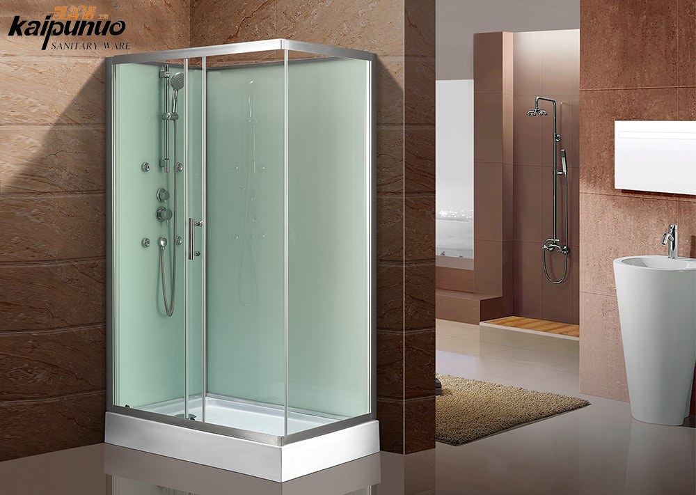 Cabine doccia con porta scorrevole in vetro temperato di alta qualità