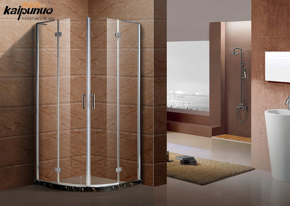 Porte per box doccia economiche in vetro temperato semplice da bagno